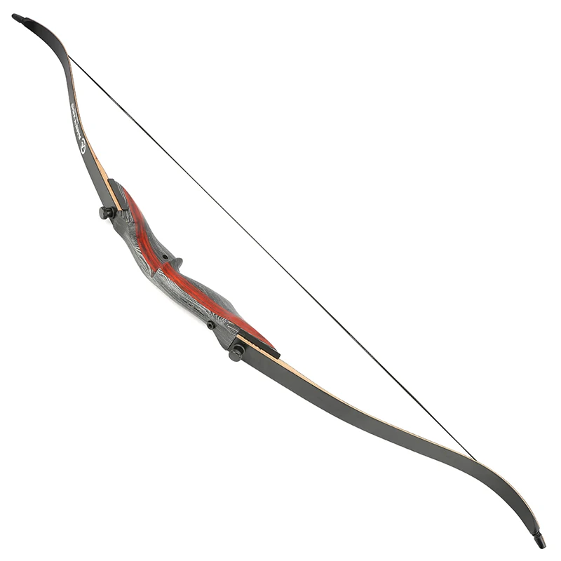 Archery 62inch Recurve Bow 20-50lbs Laminated Maple for Right Hand American Hunting Bow Shooting Training Hunting Accessories