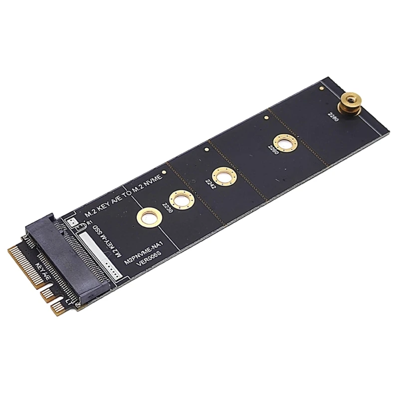 2024 New M2 for KEY A-E to M2 NVME Adapter Converter Card Riser NVME TO KEY-M Expansion Slot WiFi to M2 NVME Support 2230-2280