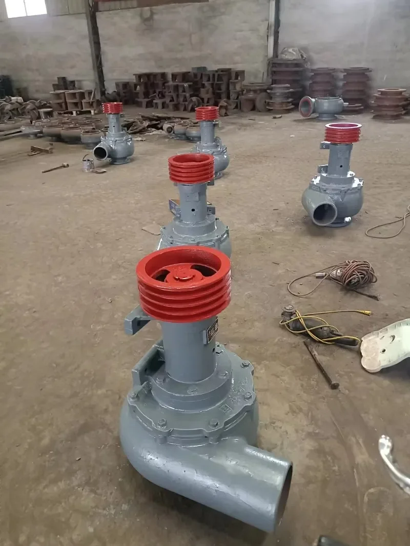 Bomba de dragado de río simple en miniatura