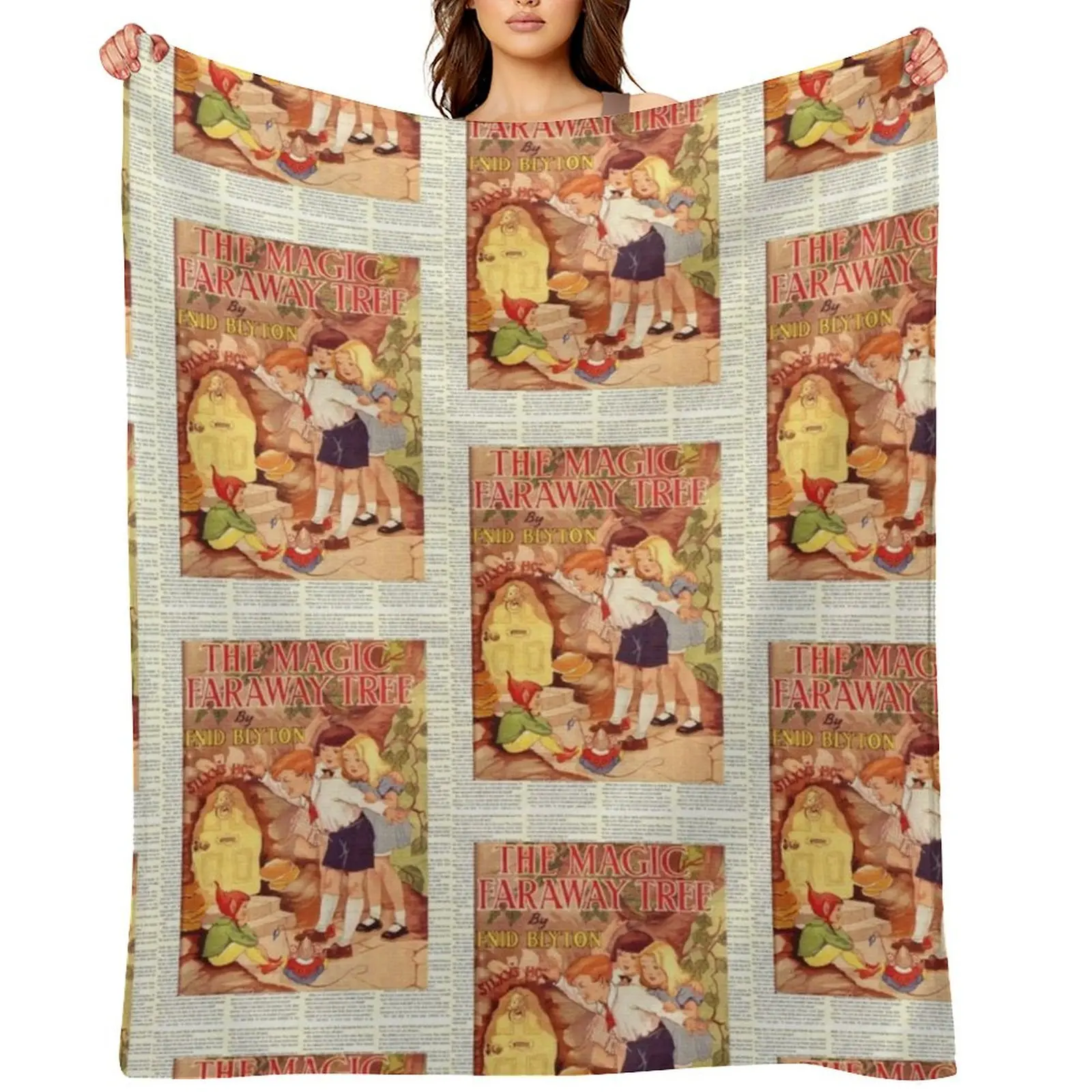 The Magic Faraway Tree Book Cover Throw Blanket Retros Luxury Brand Thermals For Travel Loose Blankets