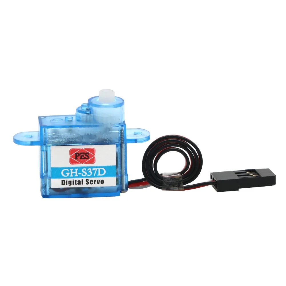 PES GH-S37D-Mini Servo Digital, 3,7g, para Control de RC de avión y helicóptero, barco, Coche