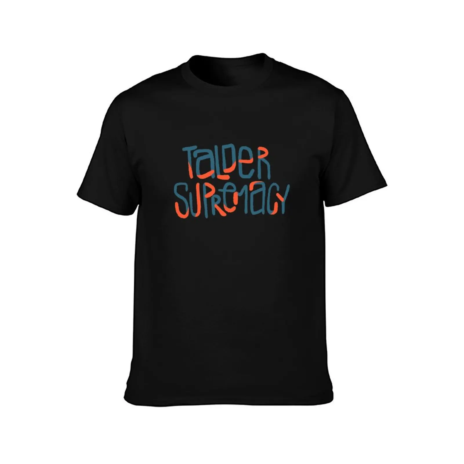 Alder & Tally Lettering Quote Motherland T-Shirt Casual Loose Short Sleeve Tee for Men