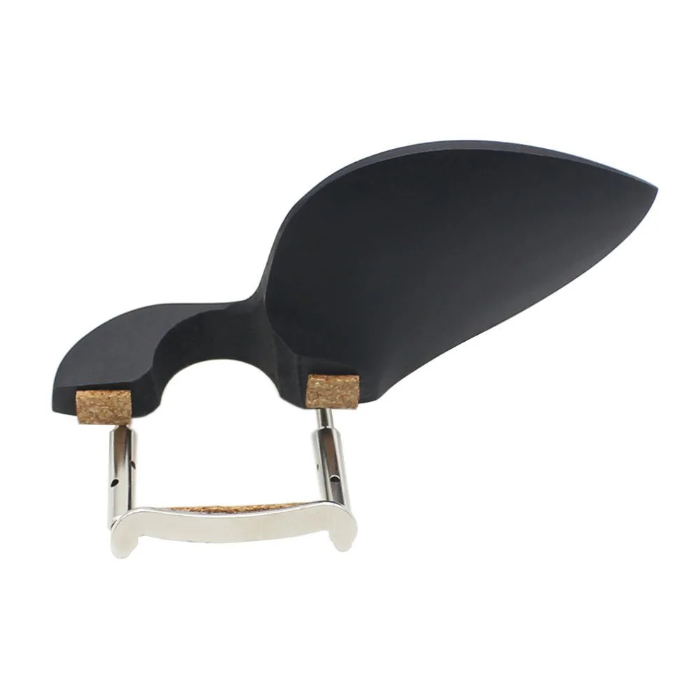 

3/4 4/4 Violin Chin Rest Chinrest Wood with Standard Bracket Black