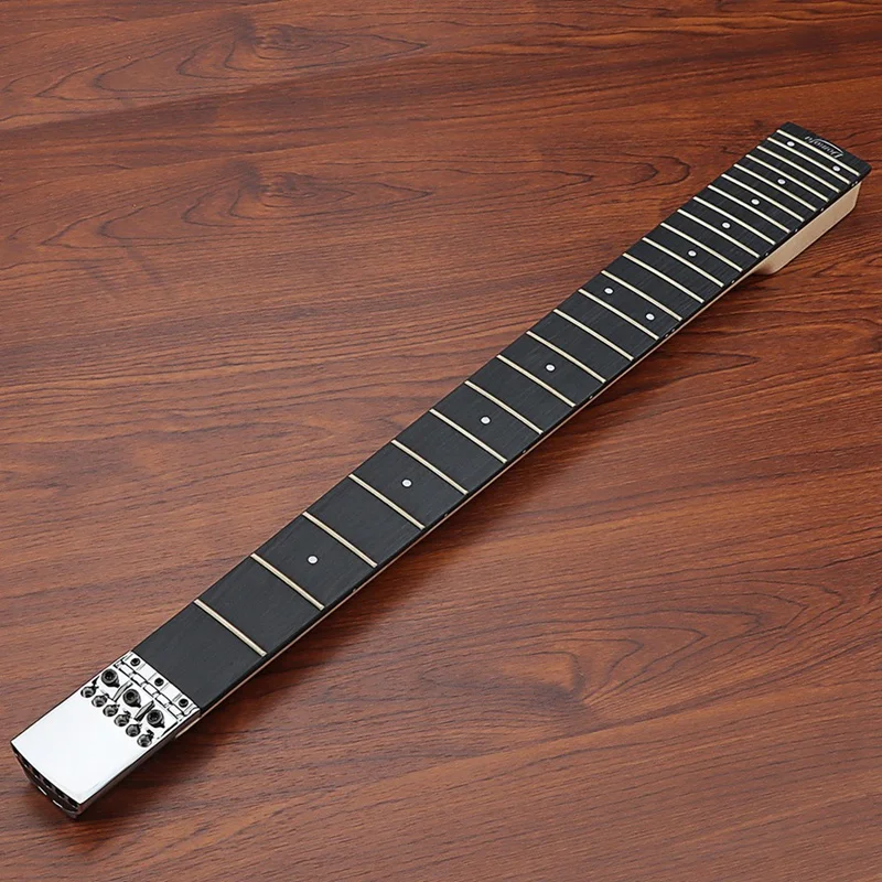 24 Fret Guitar Neck Maple Rosewood Fingerboard For Headless Electric Guitar Replacement Parts