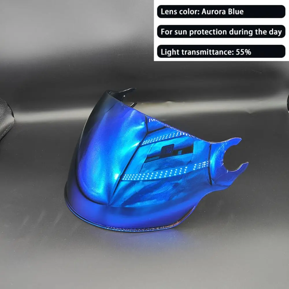 OF562 Windproof LS2 Helmet Visor Helmet Parts Mirrored Visor Accessories Day&Night Scratch-resistant UV Plating Lens