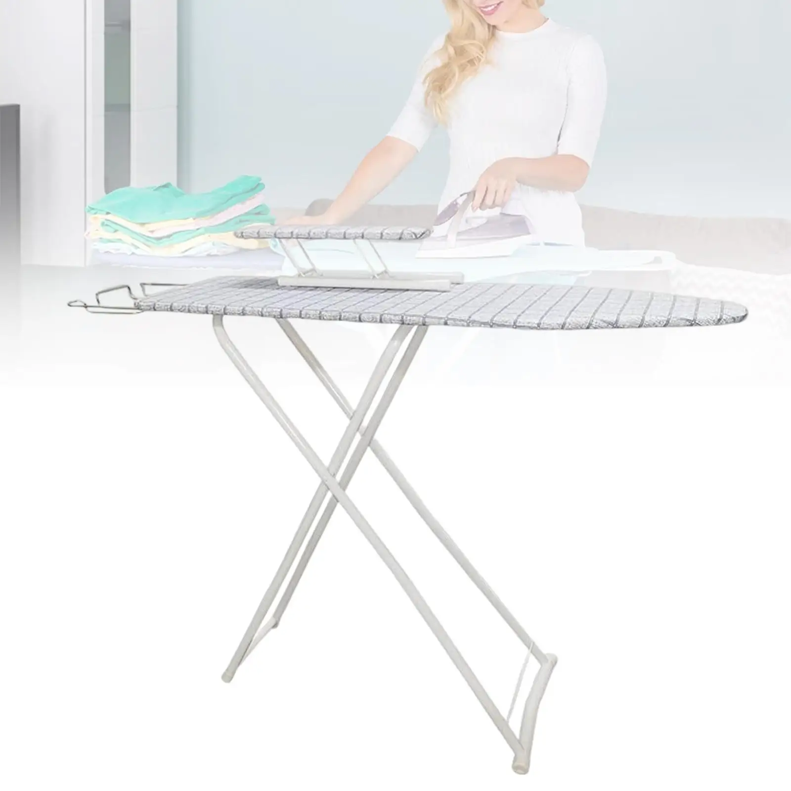 Heavy Duty Small Tabletop Ironing Board Portable Folding Mini Iron Board for Craft Room