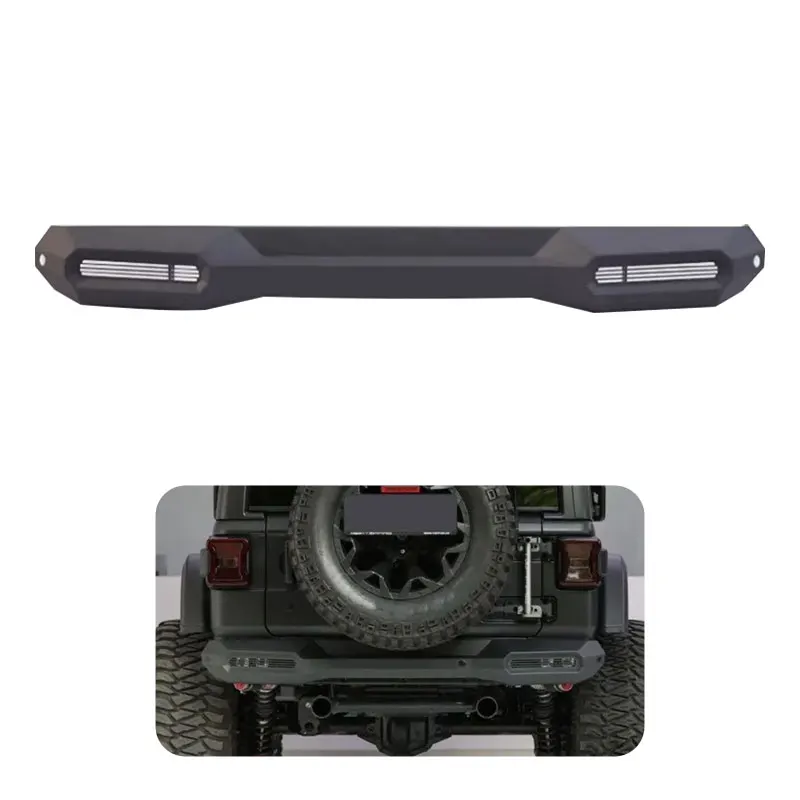 

XDS Best-selling Heavy Duty Off-road 4X4 Accessories Steel Textured Black Sport Rear Bumper For Wrangler JL 2018+