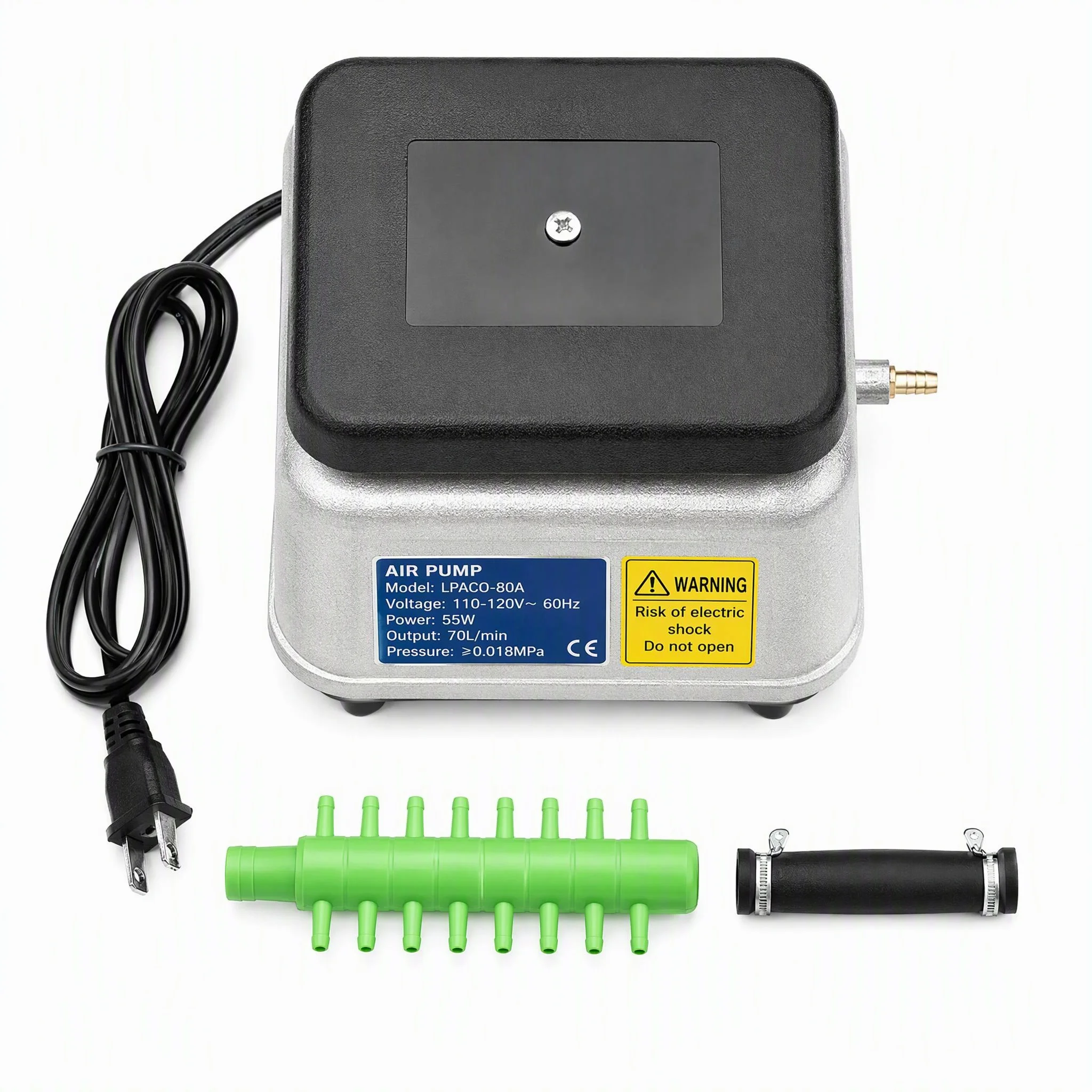 HJB-120 80W 1AC 220V Single Phase Low Noise High Flow 120l/MIN High Pressure Aquaculture Agricultural Water Fast Delivery