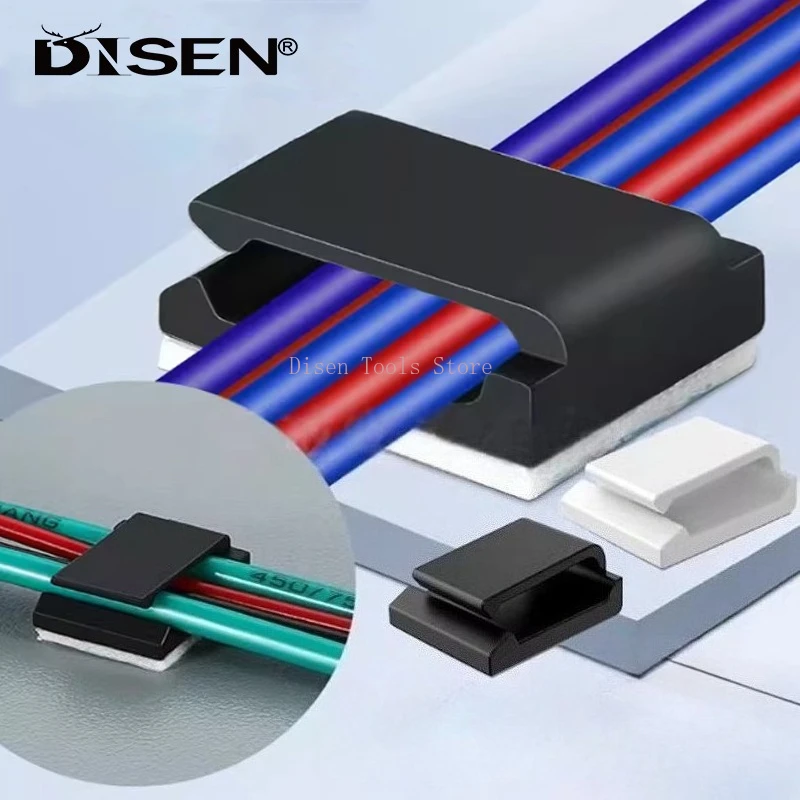 FC Series Self-Adhesive Cable Clips Wiring Clip Chassis Cable Management Clip Ribbon Clip Fixed Clamp Winder