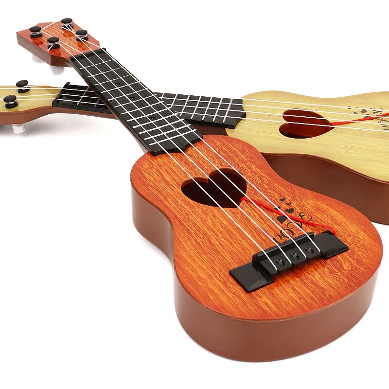 1PC 35/38cm Children Guitar Toy Simulating Yukrili Music Toys Can Be Used To Play Elementary Instruments With Paddles