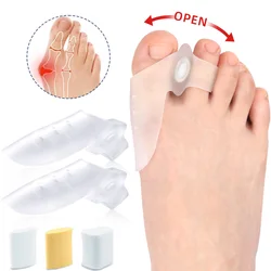 8pcs Silicone Toe Separator Bunion Corrector Hammer Toe Corrector Soft Silicone Material for Toe Separation Foot Care Tool