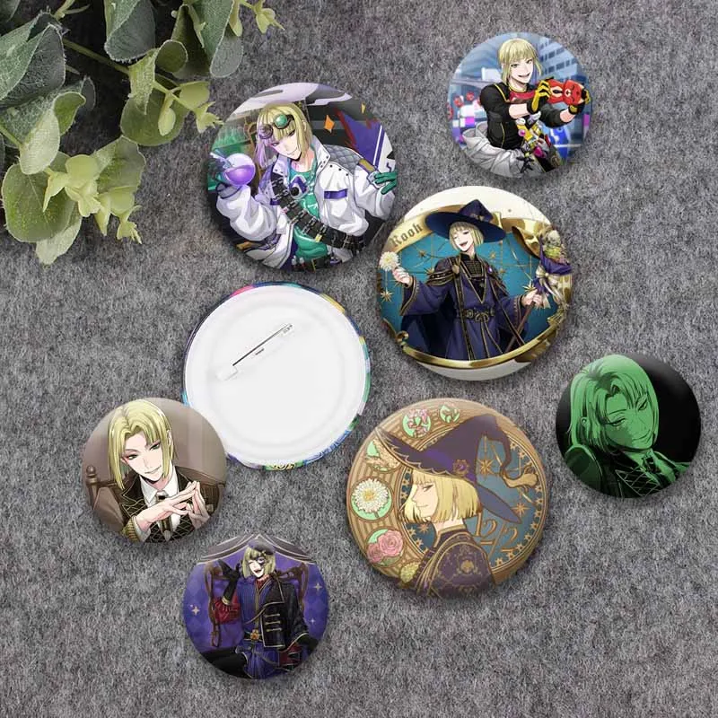 Game Peripheral TWST Rook Hunt Button Pins Handmade Cartoon Snap-in Badges for Backpack Clothes Accessories Anime Badge Toy Gift