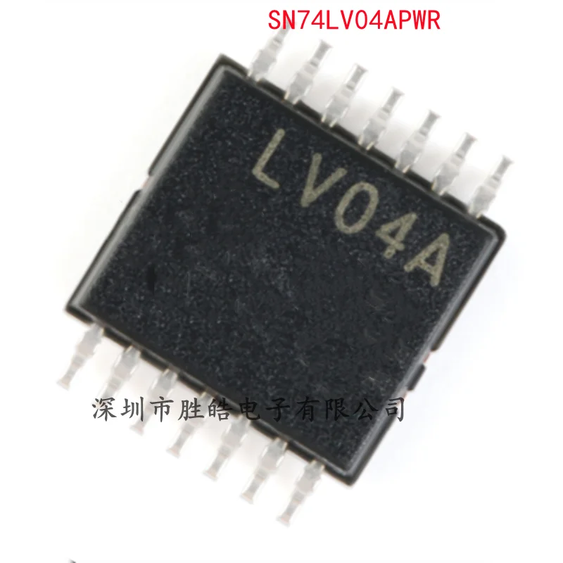 

(10PCS) NEW SN74LV04APWR SN74LV04 Six-Way Inverter Logic Chip TSSOP-14 SN74LV04APWR Integrated Circuit