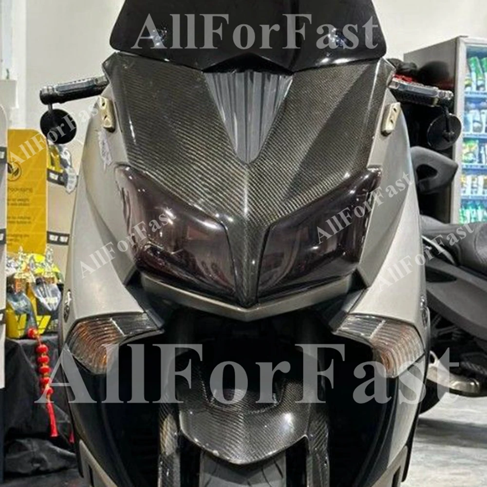 Carbon Color Front Fairing For Yamaha Tmax 530 2015-2016 Maxiscooter Front Upper Cover Fairing Kit For Yamaha Tmax 530 2015 2016