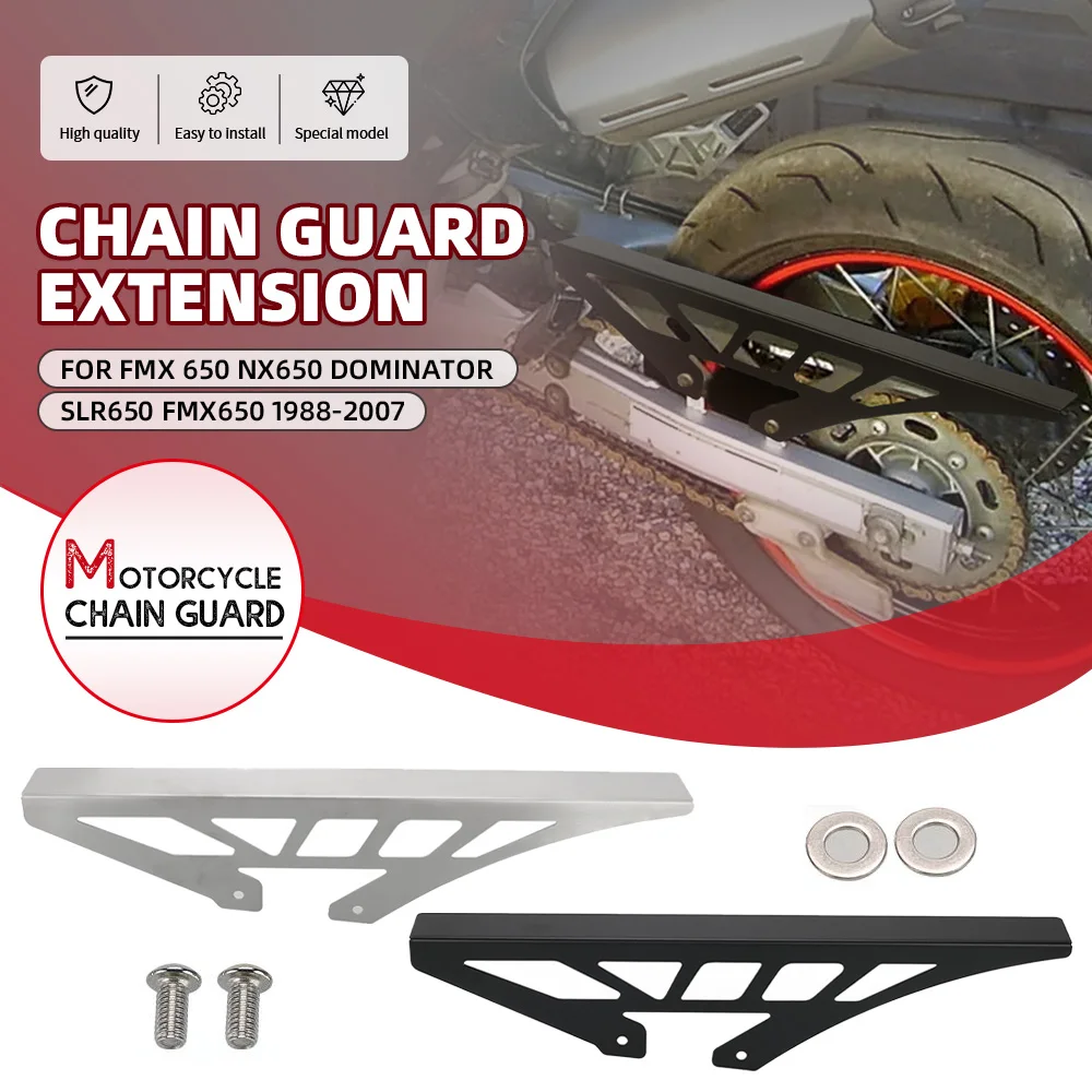 For Honda FMX 650 NX650 Dominator SLR650 FMX650 1988-2000-2007 Chain Protector Guard Cover Motorcycle Accessories Chain Guard