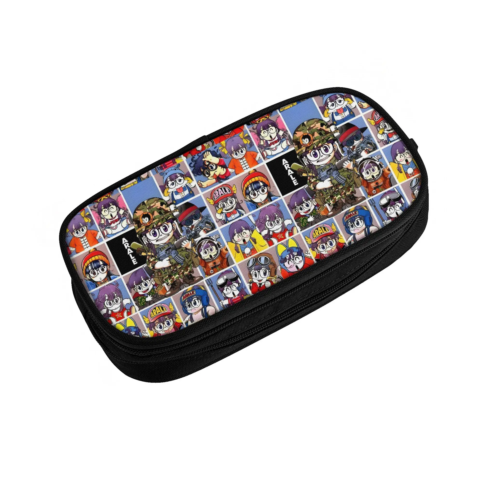 Arale Norimaki Dr Slump  Cute Pencil Case Boy Girl Large Capacity Anime Cartoon Pencil Box Students Stationery