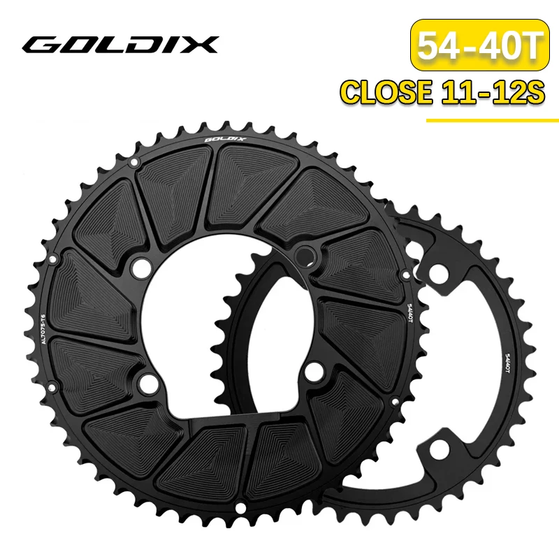 GOLDIX 110BCD 2X Chainring 4 Bolt for Shiamno 105 R7100 R9200