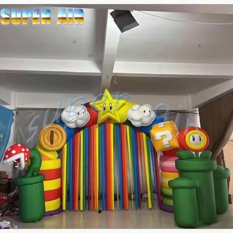 Erstaunlicher aufblasbarer Cartoon-Bogenballon für den Außenbereich für Kinder