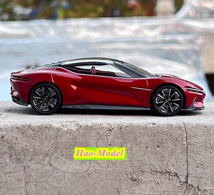 1/43 For BYD E-SEED HanGT Concept car Diecast Metal Model Car Toys Boys Birthday Gifts Hobby Display Collection Ornaments Red