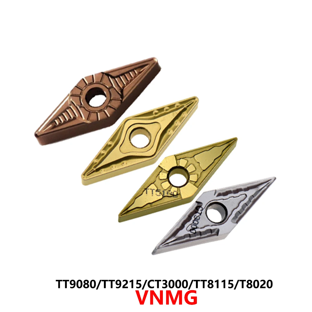 

Оригинальные VNMG160404 VNMG160408 EM FG MT VNMG160404EA VNMG160404EM TT9080 TT9215 CT3000 TT8115 Твердосплавные вставки Лезвия VNMG с ЧПУ