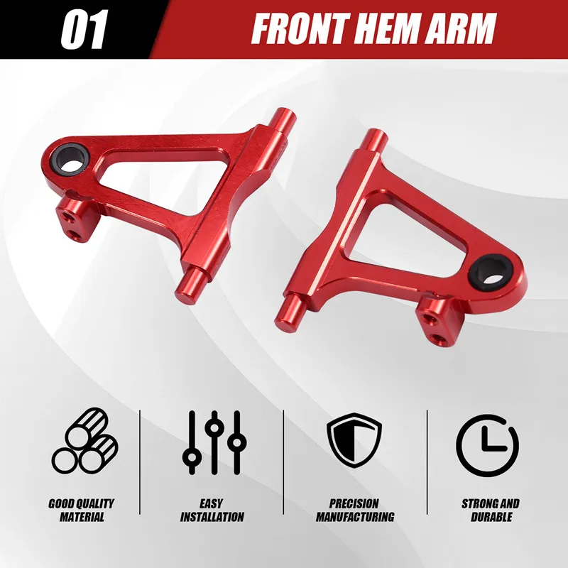 RC Car Upgrade Front Down Swing Arm Kit For 1/10 Tamiya TT02 TT-02 RC Car Upgrade Accessories