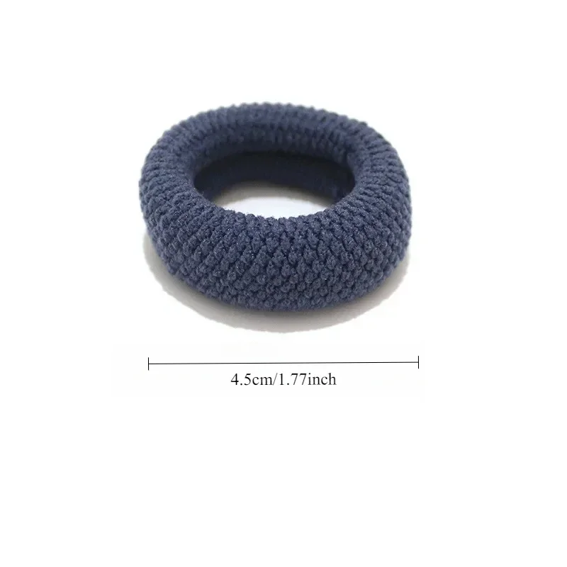 6PCS New Fashion Boutique Simple Thicken Ponytail Holders Gumka Elastyczne opaski do włosów Kobiety Dziewczyny Akcesoria do włosów Nakrycia głowy — zdjęcie 3