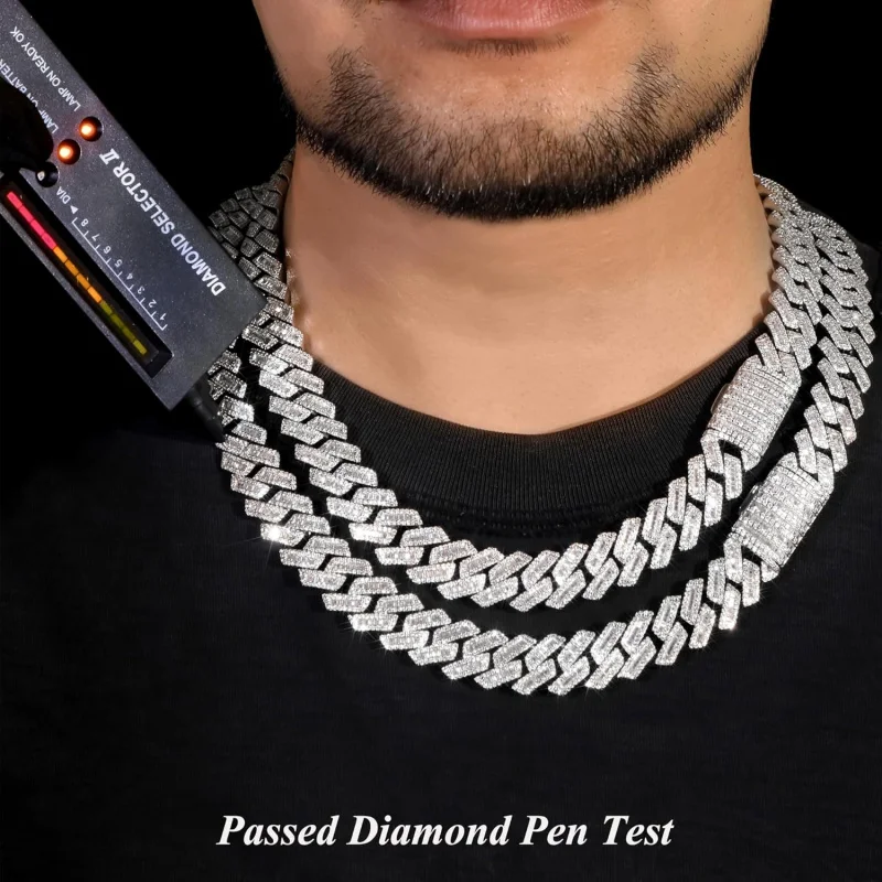 Cuban Chain,Stainless Steel Chain 7mm Men's Necklaces Gifts for Son Dad Husband Boyfriend