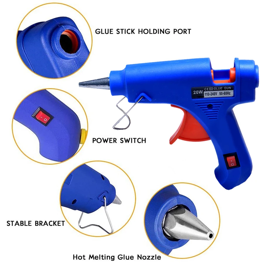 Auto Paintless Dent Repair Tools EU Plug Glue Gun Car Dent Repair Kit Dent Removal Kit Dent Remover Dent Puller for Cars Vehicle