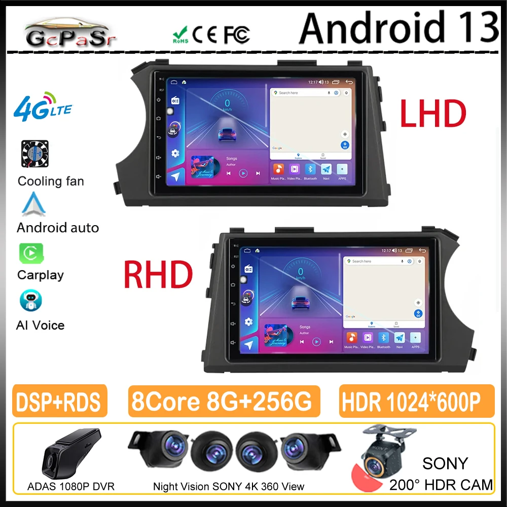 

Android For SsangYong Kyron Actyon 2005 - 2013 AutoRadio Carplay Auto Multimedia Car Video Player Screen 5G No 2din DVD DSP BT