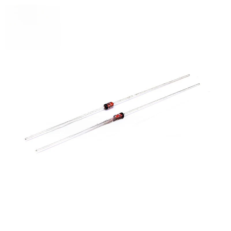 500Pcs/Lot Original 1N4148 DO-35 Through Hole Glass Diode 100V Io/200mA BULK General Purpose Power Switching Diode for Arduino