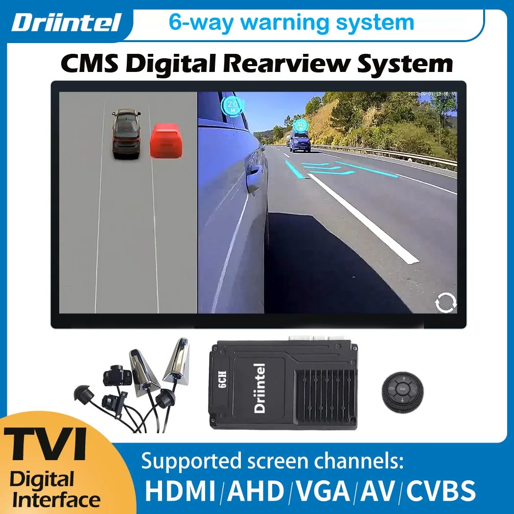 Driintel 1080P Around View 360° panorama system 3D Camera Car Surround panoramic circular review DVR recorder Monitoring