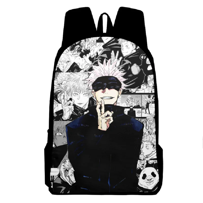 Sac à dos d'école Anime Satoru Gojo pour garçons et filles, sac pour ordinateur portable, sac de voyage pour adolescents, initié Mochila