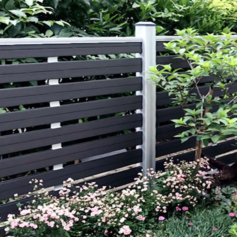Commercial Forged Aluminum Grid Fence Cheap Metal Decorative Railing Weatherproof Anti Rust Outdoor Garden Courtyard Fence