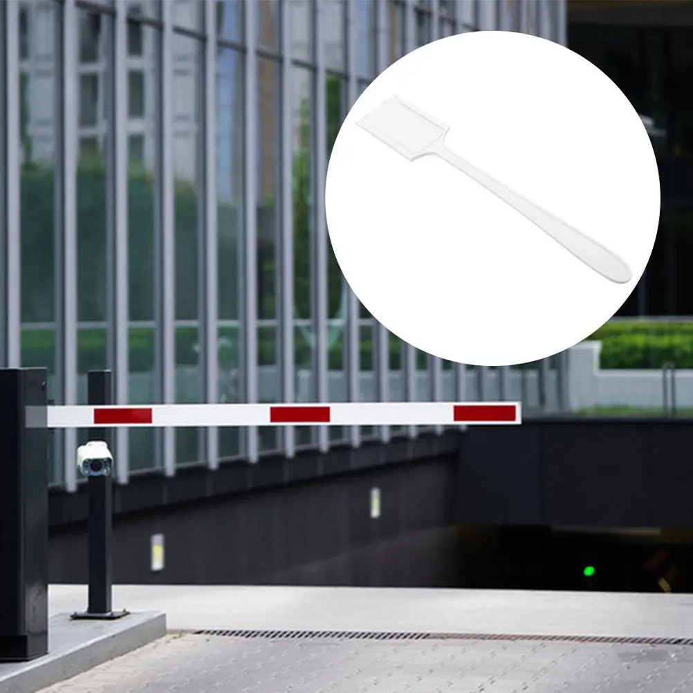Herramienta de deslizamiento de tarjetas, soporte para tarjetas de pago de coche, palo de acceso de pedaje de estacionamiento de plástico duradero, accesorio de estacionamiento de vehículos, 6 uds.