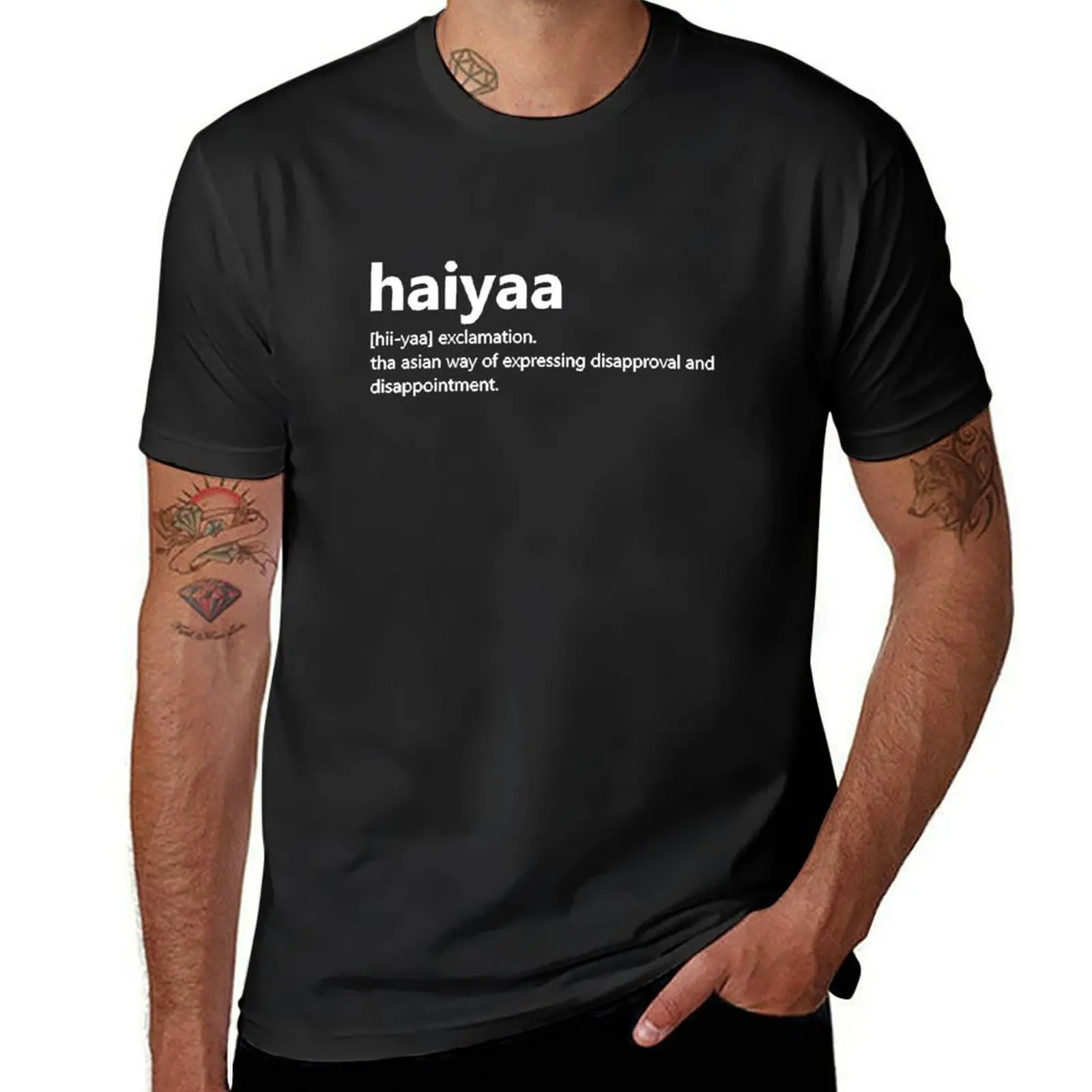 Haiyaa Definition T-Shirt vintage clothes boys whites mens t shirt graphic