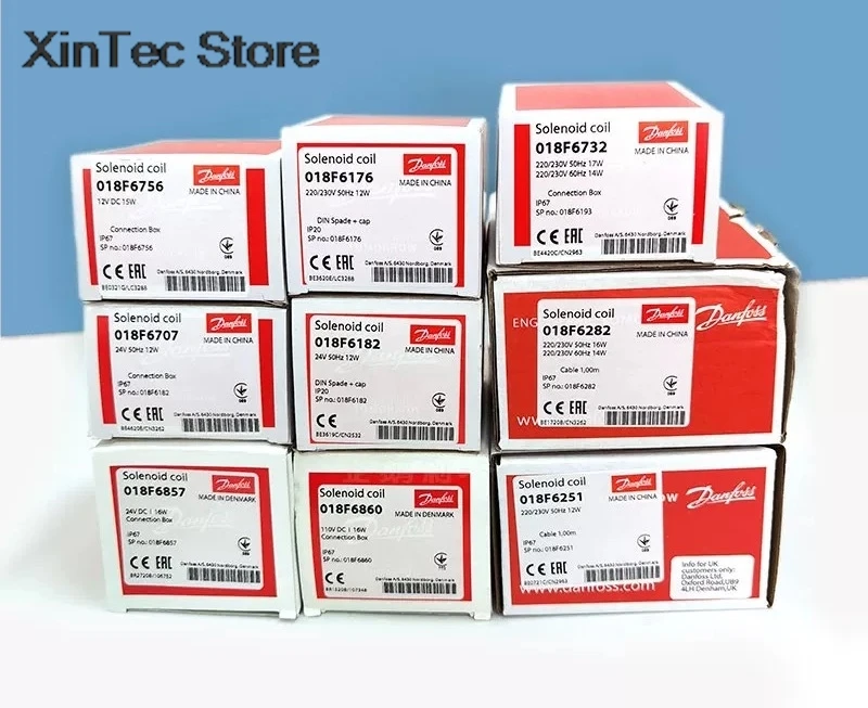 دانفوس الملف اللولبي صمام لفائف 018F6701 018F6176 018F6251 018F6702 018F6703 018F6715 018F6710 018F6714 تيار مستمر/التيار المتناوب لفائف الجهد المختلفة #5