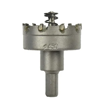 1szt 15-55mm Otwornica ze stopu Końcówka z węglików spiekanych TCT Zestawy wierteł rdzeniowych do wiercenia korony ze stali nierdzewnej