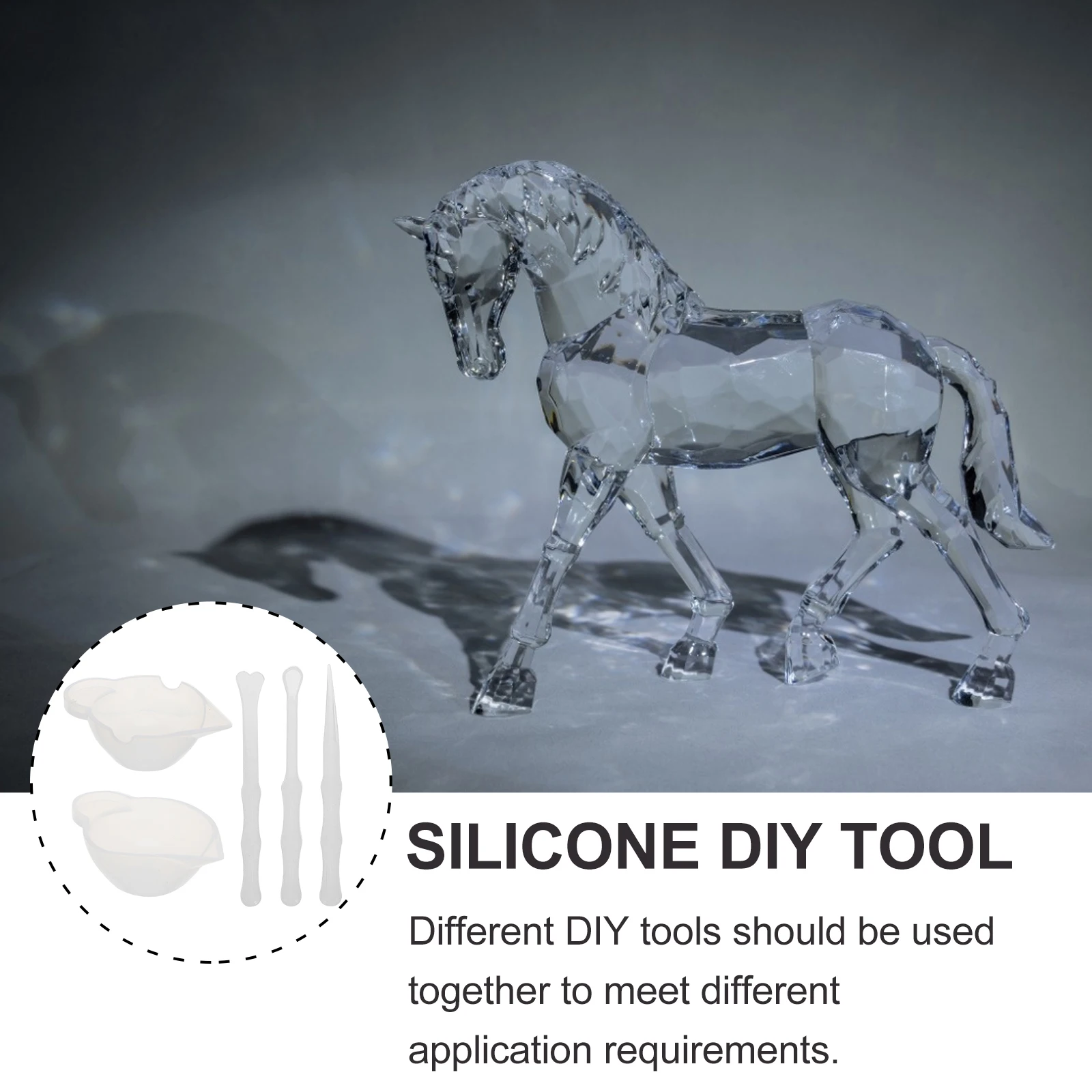 

1 Set Silicone Cups Stirring Sticks Kit For Diy Crafts Jewelry Making Epoxy Glue Tool Set Epoxy Mixing Diy Craft Tools Reusable