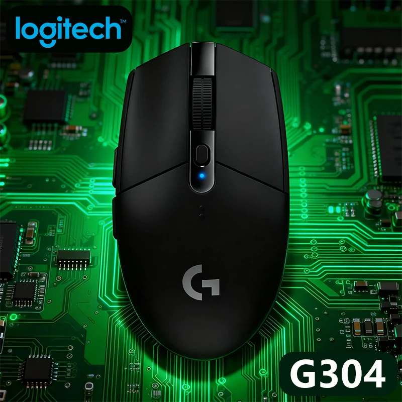 

Logitech G304 Wireless Gaming Mouse, HERO Sensor, 1ms Latency, 12000 DPI, 250hr Battery, Programmable Buttons