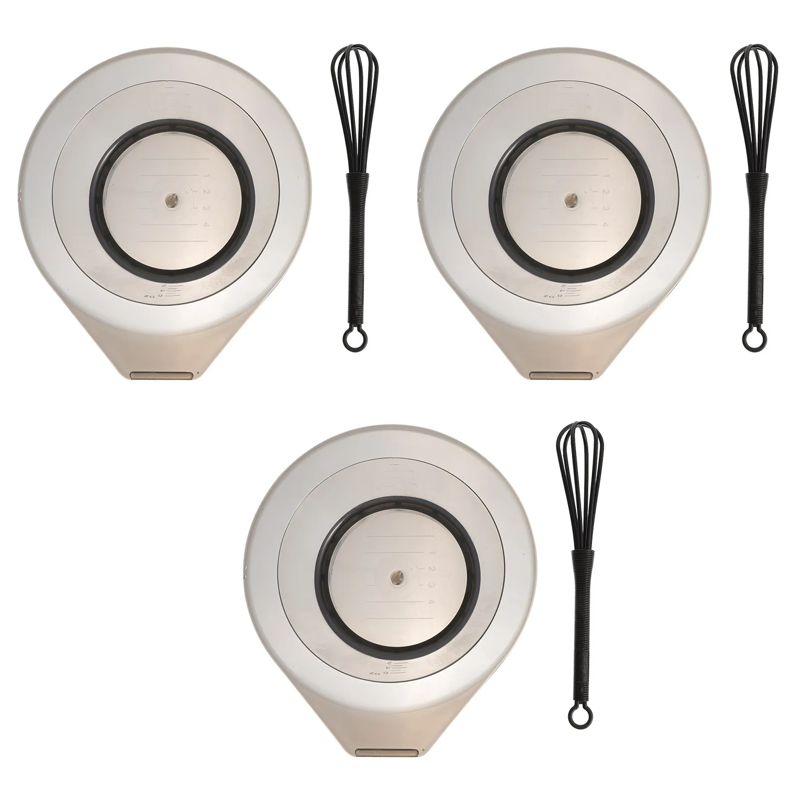 

3Sets Hair Dye Bowl Kit Premium Reusable Salon Grade Coloring Tools for Home Or Professional Use Hairdressing Accessory