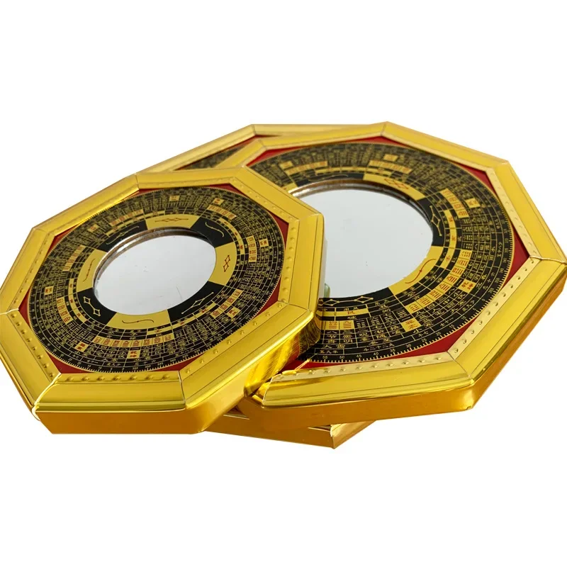 Lucky Chinese Feng Shui Dent Convex Bagua FengShui Mirror Taoist Talisman Energy Home Decoration Ornament