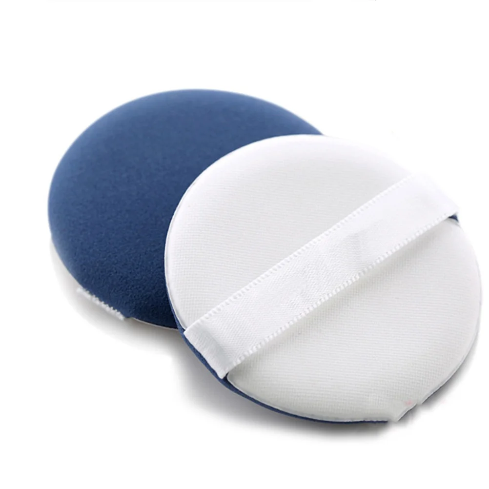 Makeup Facial Powder Puff Cosmetics Blush Applicators Round Foundation Face Puff (Blue) Makeup Powder Puff