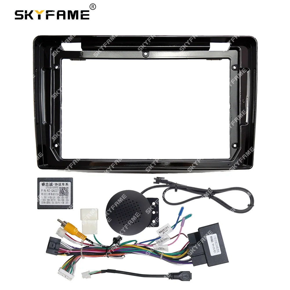 SKYFAME Car Frame Fascia Adapter Canbus Box Decoder Android Radio Dash Fitting Panel Kit For GAC Trumpchi GS7 GS8