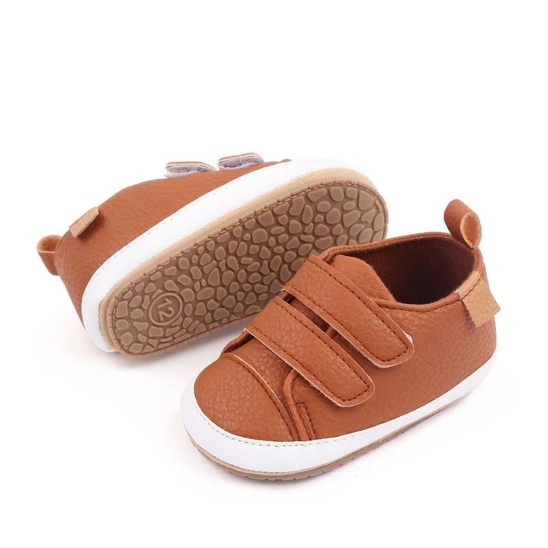 Baby Casual Sneaker Spring and Autumn Soft PU and TPR Sole Anti-slip High Quality Hot Selling 2023 New Fashion for Toddler 0-12M