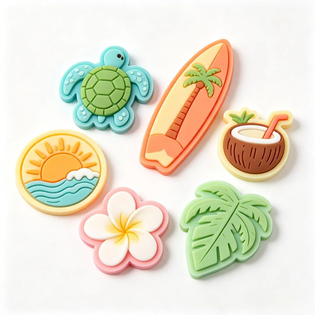 Customized Soft Rubber Refrigerator Magnet 2D 3D Soft Rubber PVC Adhesive Flexible Magnets Personalized Refrigerator Decoration