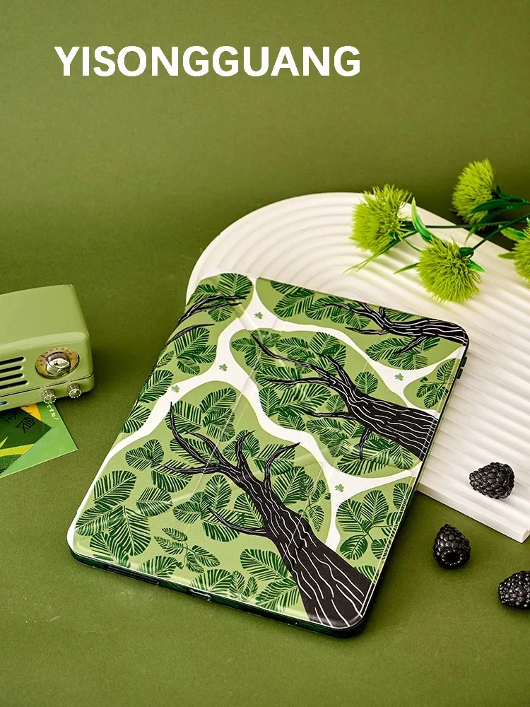 Original forest flat shell, suitable for iPad, made of acrylic material