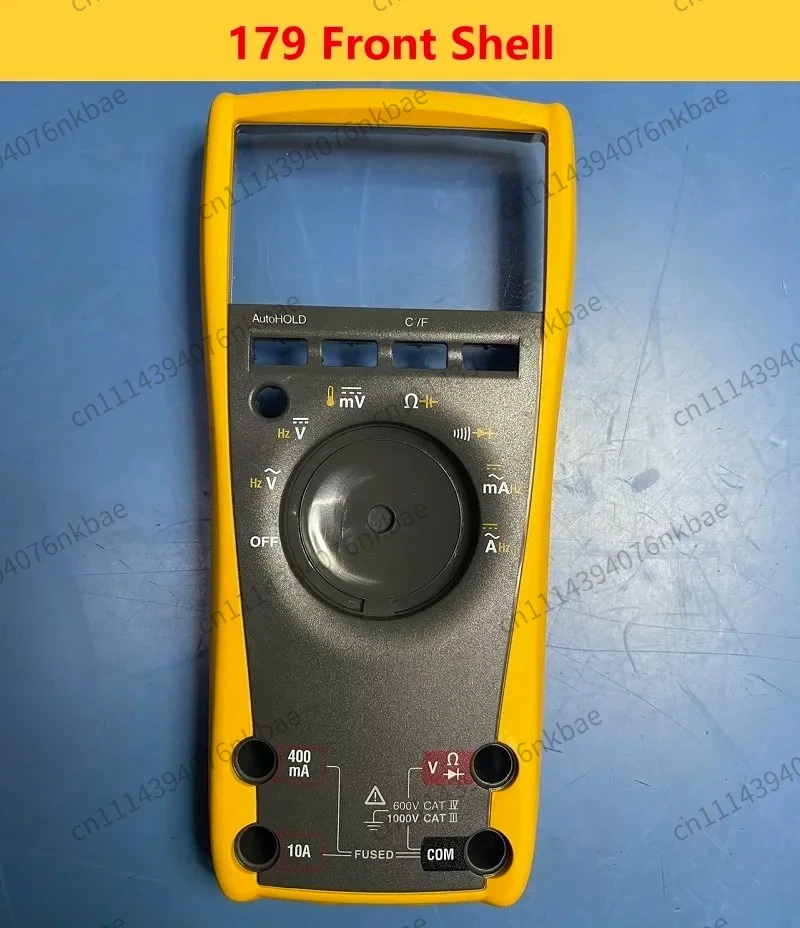 Complete Spare Parts for 175 177 179 Equipment,Front & Rear Shell, Battery Lid,Rotary Knob,Conductive Glue,Screen Fixing Holder