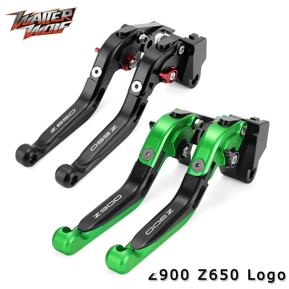 

For KAWASAKI Z900 Z650 2017-2022 Adjustable Folding Extendable Brake Clutch Levers Motorcycle Accessories Lever Z 900 650 logo