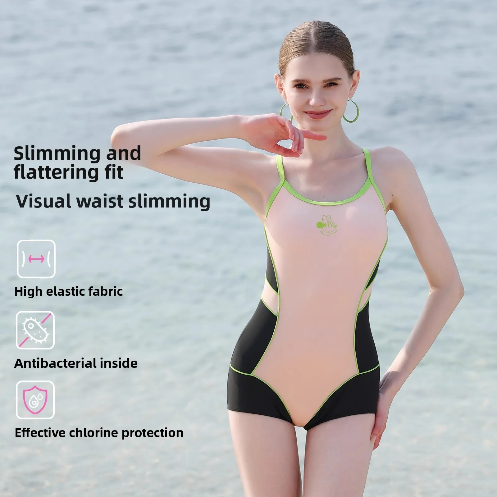 Traje de baño de Disney para mujer, traje de baño de una pieza para adultos, novedad de 2025, traje de baño para piscinas