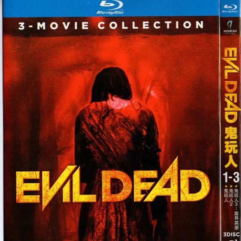 Boxed Blu-ray three discs, ghost player 1-3 trilogy BD high definition 1080P thriller horror classic